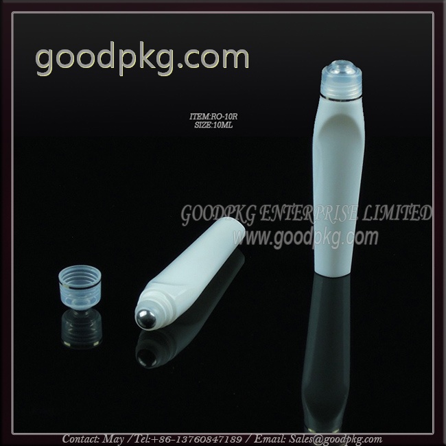 10ml plastic roll on bottle with roller ball