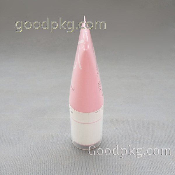 Plastic Tube With Electric Vibrating Massager device and 6 S/S Roller Balls Applicator for cosmetic packaging